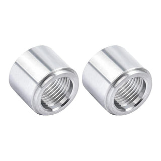 EVIL ENERGY NPT Weld On Bung Female Pipe Threaded Fitting Aluminum 2PCS - EVILENERGY