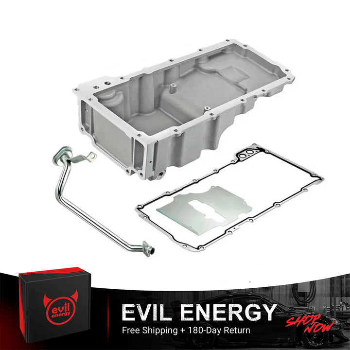 EVIL ENERGY GM LS Rear Sump Low-Profile Retro-302-2, 81073 Fit Oil Pans Swap GM LS LS1 LS2 LS3 1967-1992 - EVILENERGY