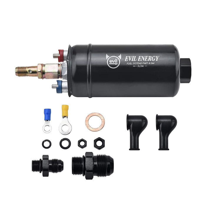 Evil Energy LS EFI System - Master Kit | Intake Manifold & Fuel Rail for Gen III LS1, LS2 | Inline Fuel Pump | Fuel Filter | PTFE Fuel Hose - EVILENERGY