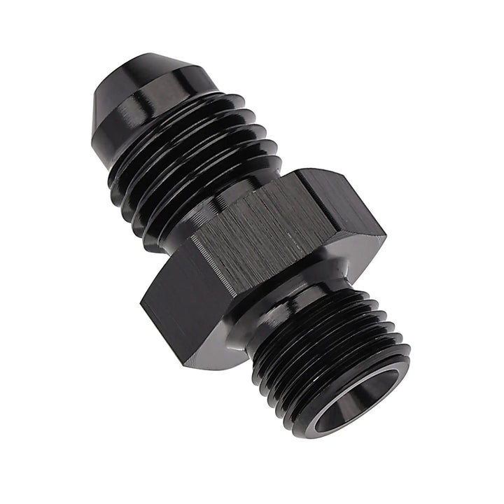 AN Male to BSP Fitting - 4/6/8/10/12 AN Adapter Straight Aluminum Black | High-Performance Fuel System Solution | EVIL ENERGY - EVILENERGY