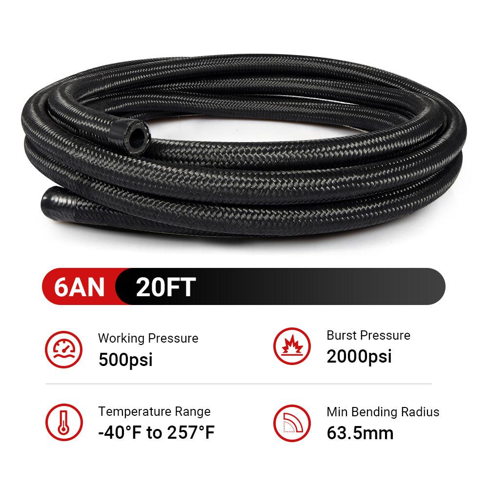 EVIL ENERGY Universal EFI Fuel System Kit with PTFE Fuel Line and 10-Micron Fuel Filter - EVILENERGY