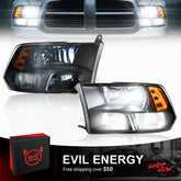 EVIL ENERGY For 2009-2018 Dodge RAM 1500 2500 3500 Headlight Assembly