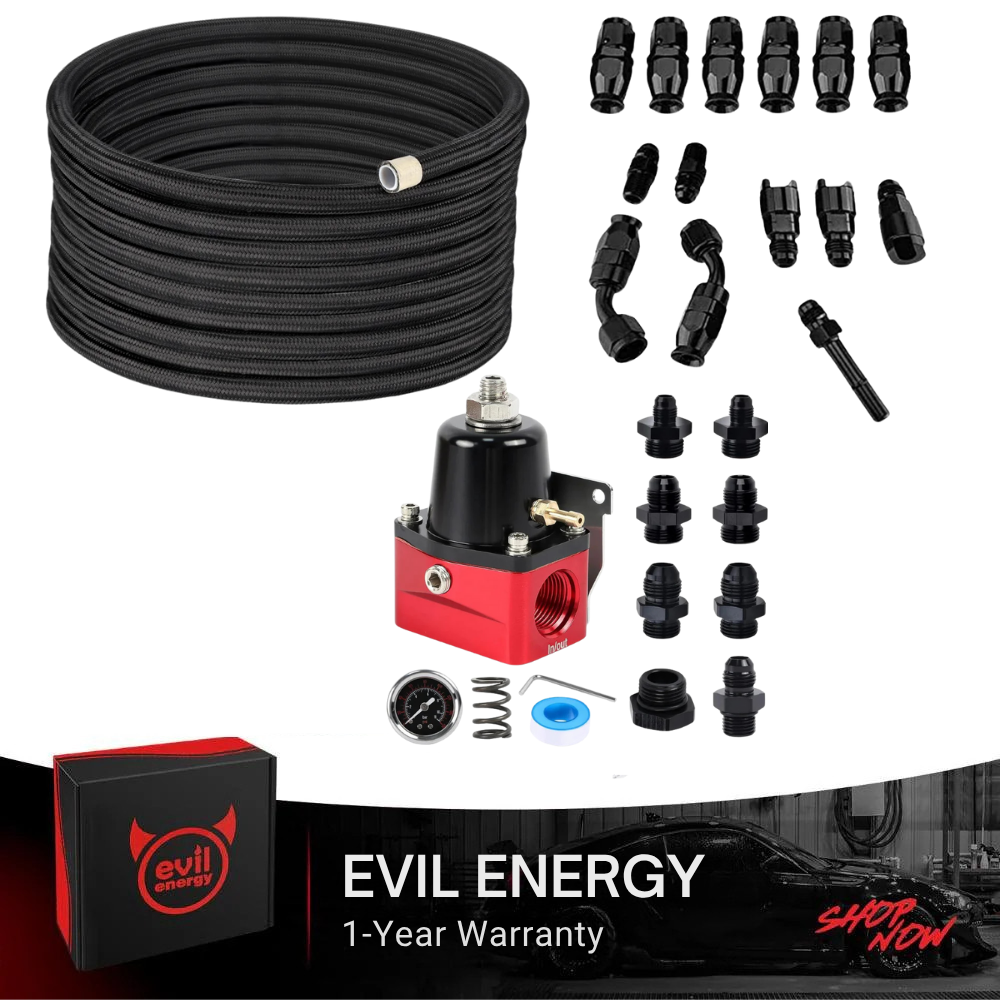 Evil Energy Adjustable 6AN Fuel Pressure Regulator | LS Swap & EFI