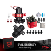 EVIL ENERGY Complete Carbureted Fuel System Bundle with 12V Fuel Pump, Pressure Regulator and Fuel Filter