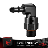 EVIL ENERGY AN ORB Male to Barb 90 Degree Aluminum Fuel Hose Fitting - EVILENERGY