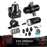 EVIL ENERGY 20-120PSI EFI Fuel System Kit with 300LPH Inline Fuel Pump & 10 Micron Fuel Filter