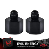 EVIL ENERGY AN Male Flare to NPT Female Fitting Adapter Aluminum 2PCS