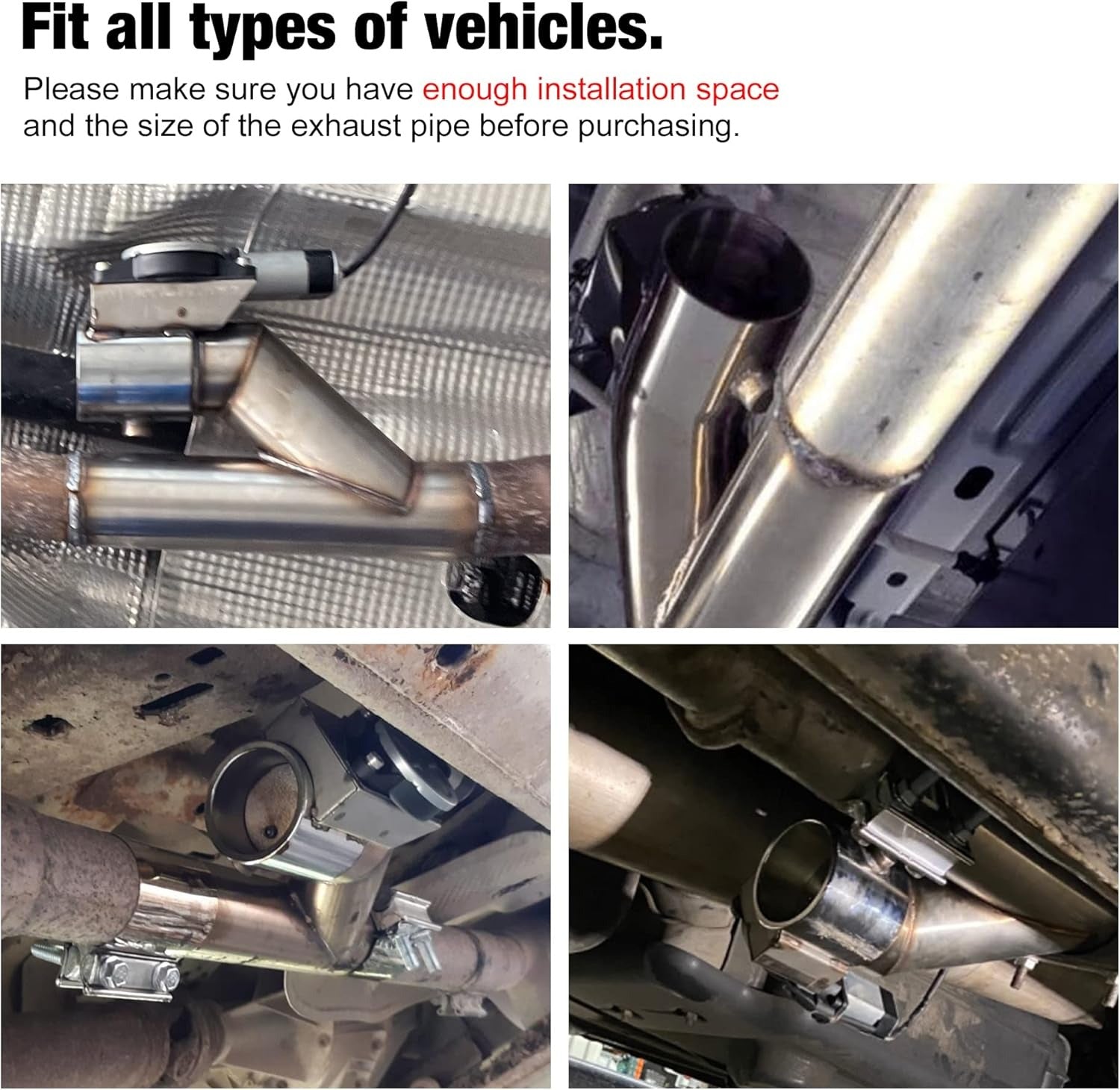 EVIL ENERGY Electric Exhaust Cutout Dual Remote Kit with One Controller(2.0/2.5/3.0 Inch ) - EVILENERGY