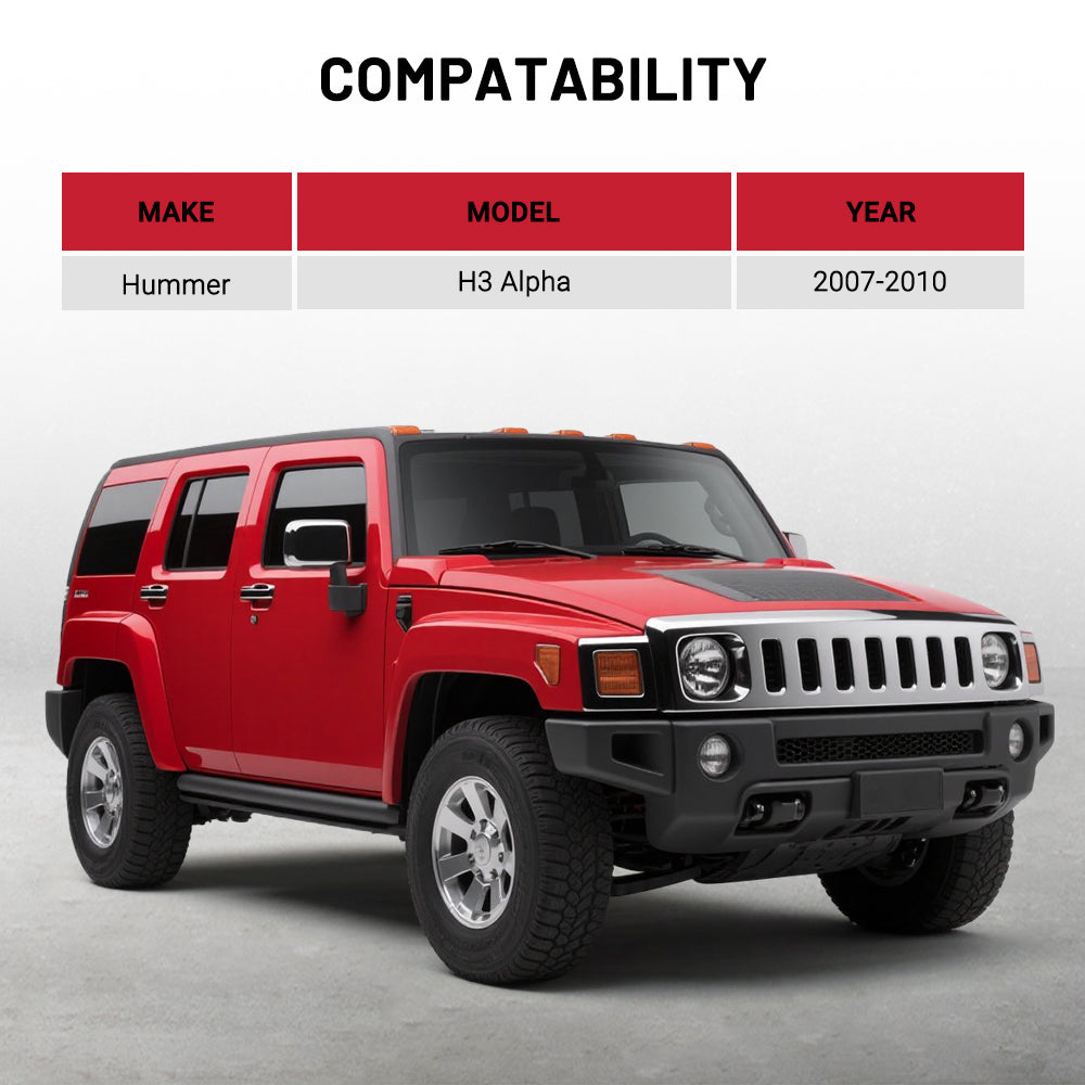 EVIL ENERGY 6x139.7mm 2inch Wheel Spacers for 2007 - 2010 Hummer H3 Alpha 4 - Piece Set with 12x1.5 Bolts, 108mm Hub Bore - EVILENERGY