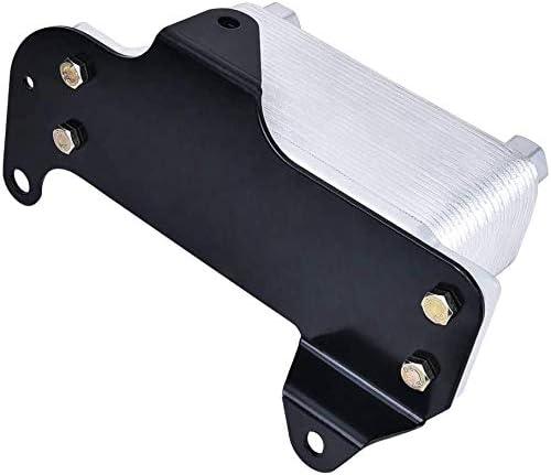 EVIL ENERGY Transmission Torque Converter Oil Cooler Compatible with 2003-2009 Dodge Ram 2500 3500 5.9L L6 Diesel 68004317AA 5086946AA Steel Bracket - EVILENERGY