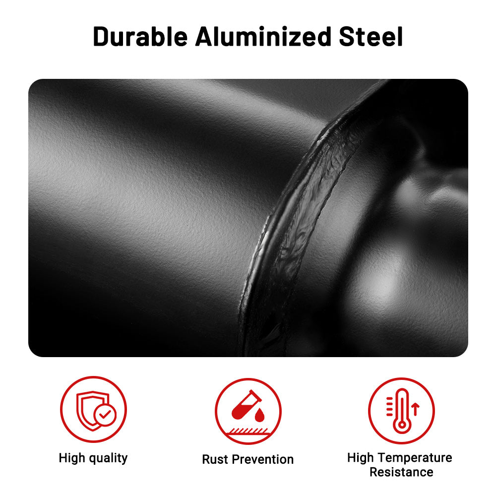 EVIL ENERGY 2.5 In 2.5 Out/3.0 In 3.0 Out Super 10 Series Center In Center Out Exhaust Muffler - EVILENERGY