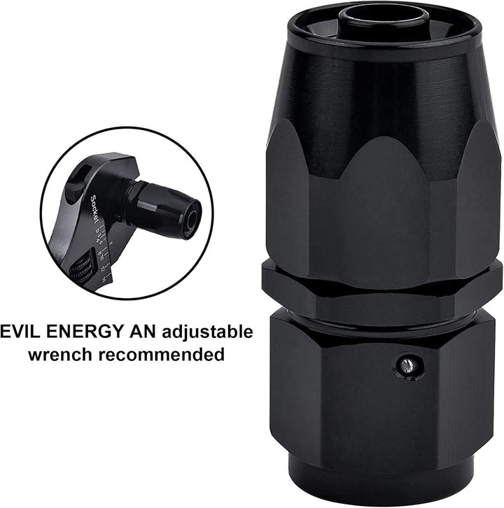 EVIL ENERGY AN Swivel Hose End Fitting Kit – 8PCS Aluminum Set(6AN/8AN/10AN) - EVILENERGY