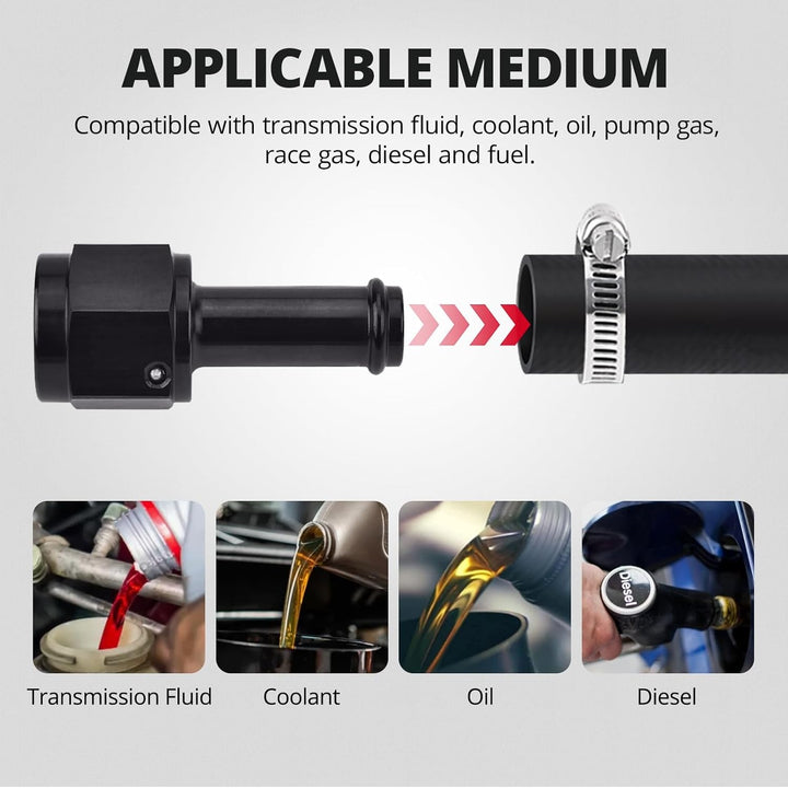 EVIL ENERGY Transmission Oil Cooler Hose 250PSI SAE J1532(5/16,3/8,1/2inch) - EVILENERGY