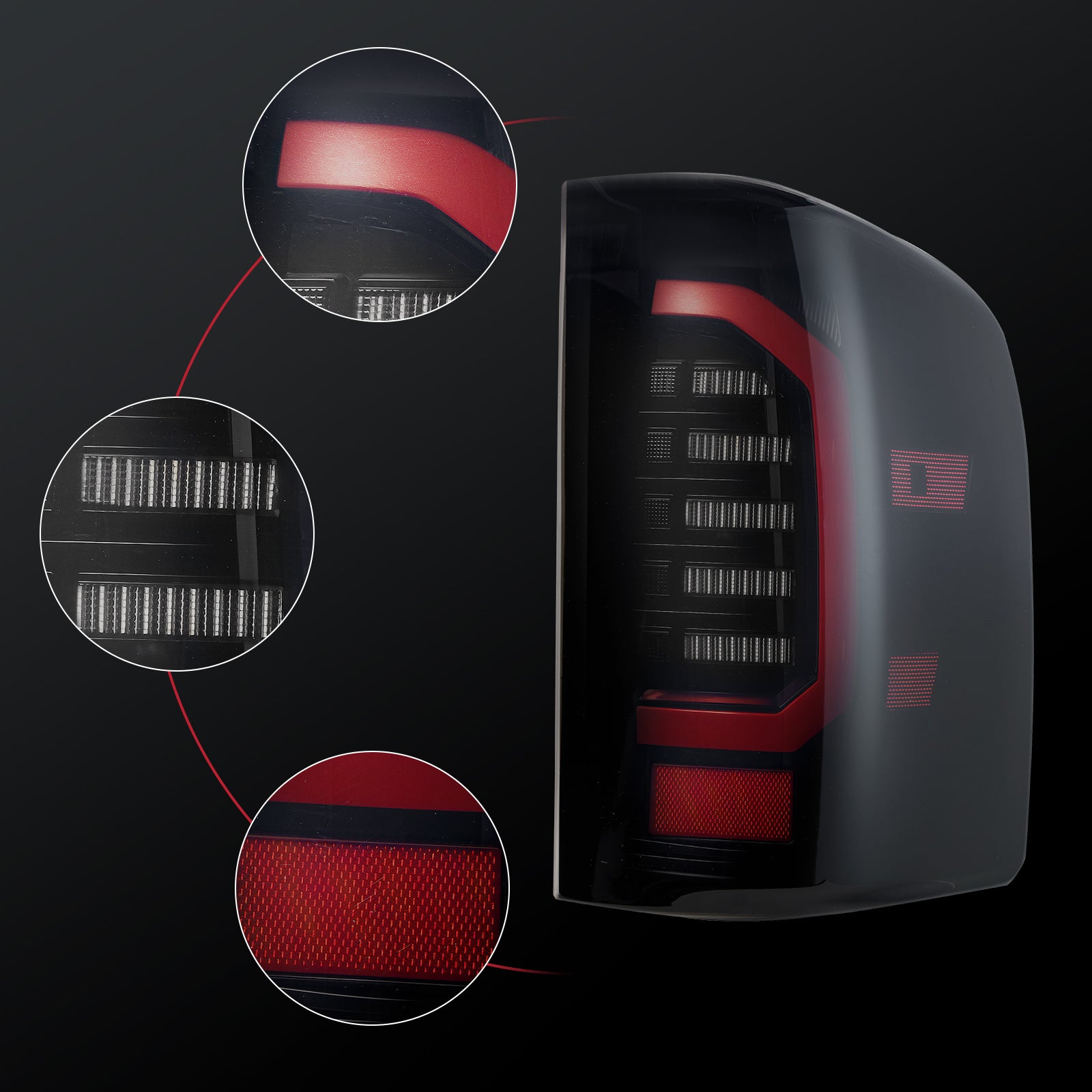 EVIL ENERGY LED Tail Lights Black Smoke For 2007-2013 Chevy Silverado 1500 2500 HD 3500 HD - EVILENERGY