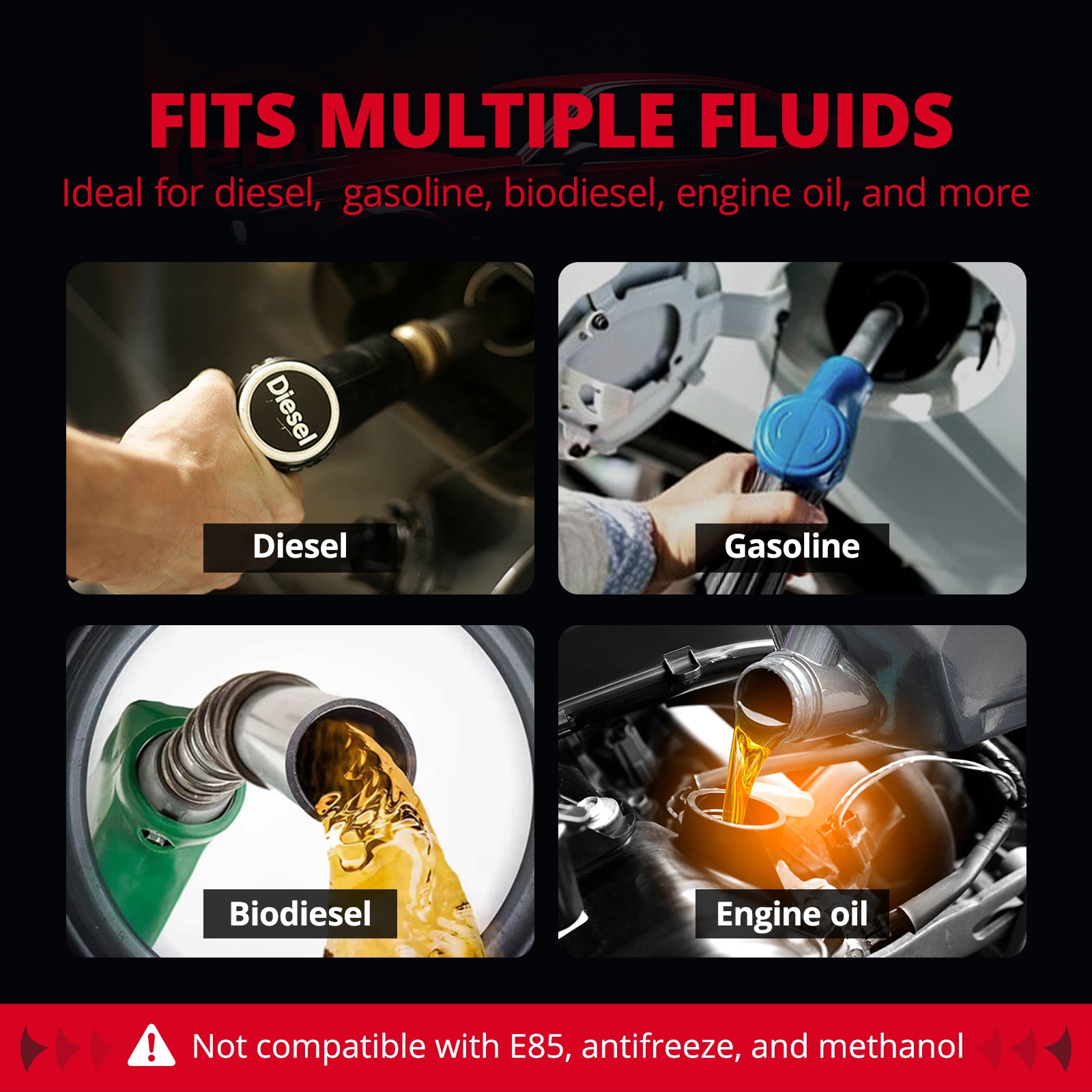 EVIL ENERGY Fuel Hose Push Lock Line NBR Rubber SAE 30R7 5-25FT - EVILENERGY