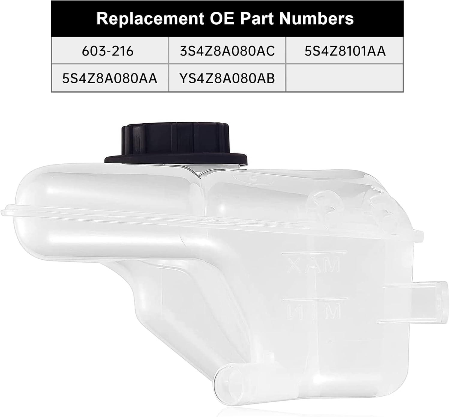 EVIL ENERGY Coolant Reservoir Tank with Cap Compatible with 2000-2007 Focus Replacement for 603-216 - EVILENERGY