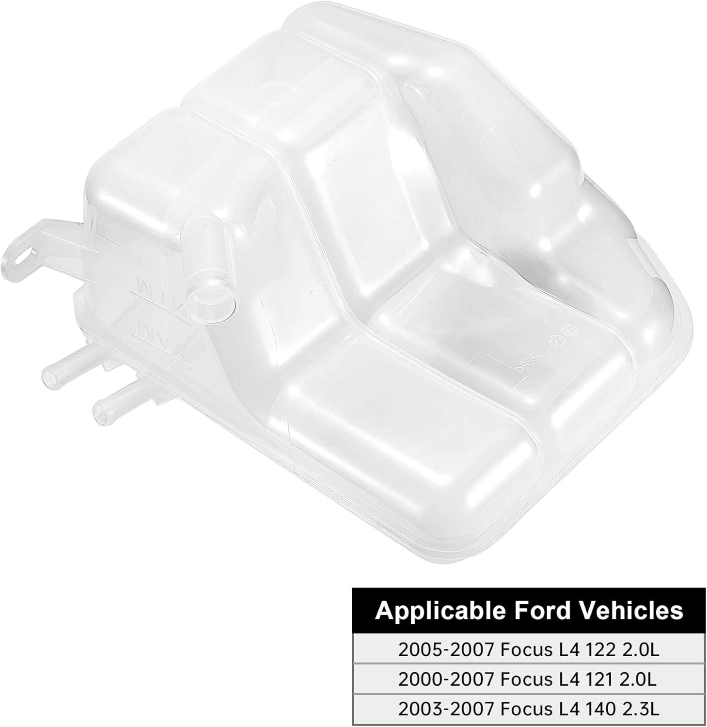 EVIL ENERGY Coolant Reservoir Tank with Cap Compatible with 2000-2007 Focus Replacement for 603-216 - EVILENERGY