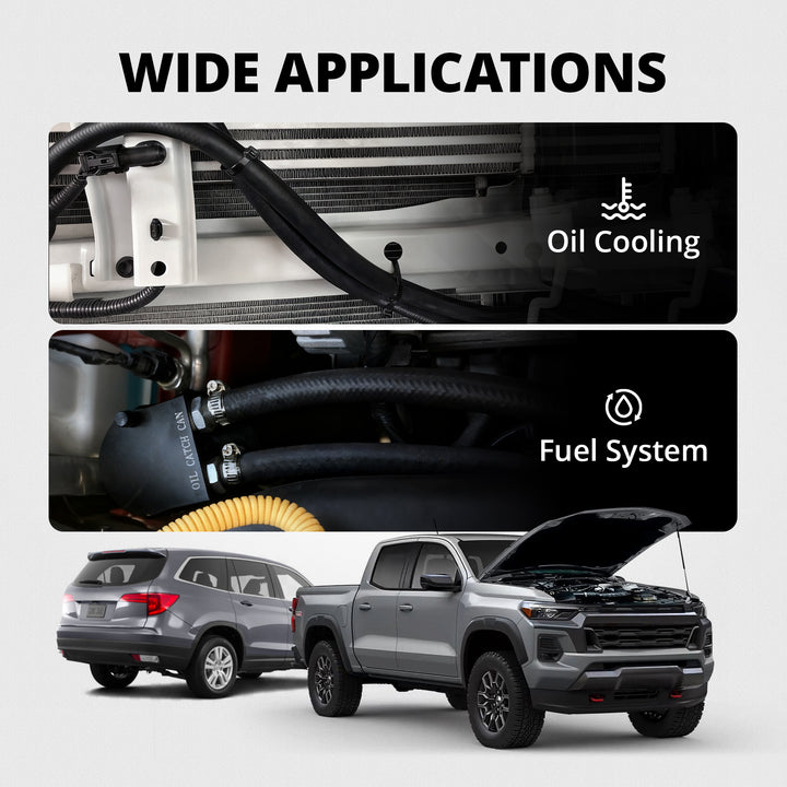 EVIL ENERGY Fuel Hose Push Lock Line NBR Rubber SAE 30R7 5-25FT - EVILENERGY