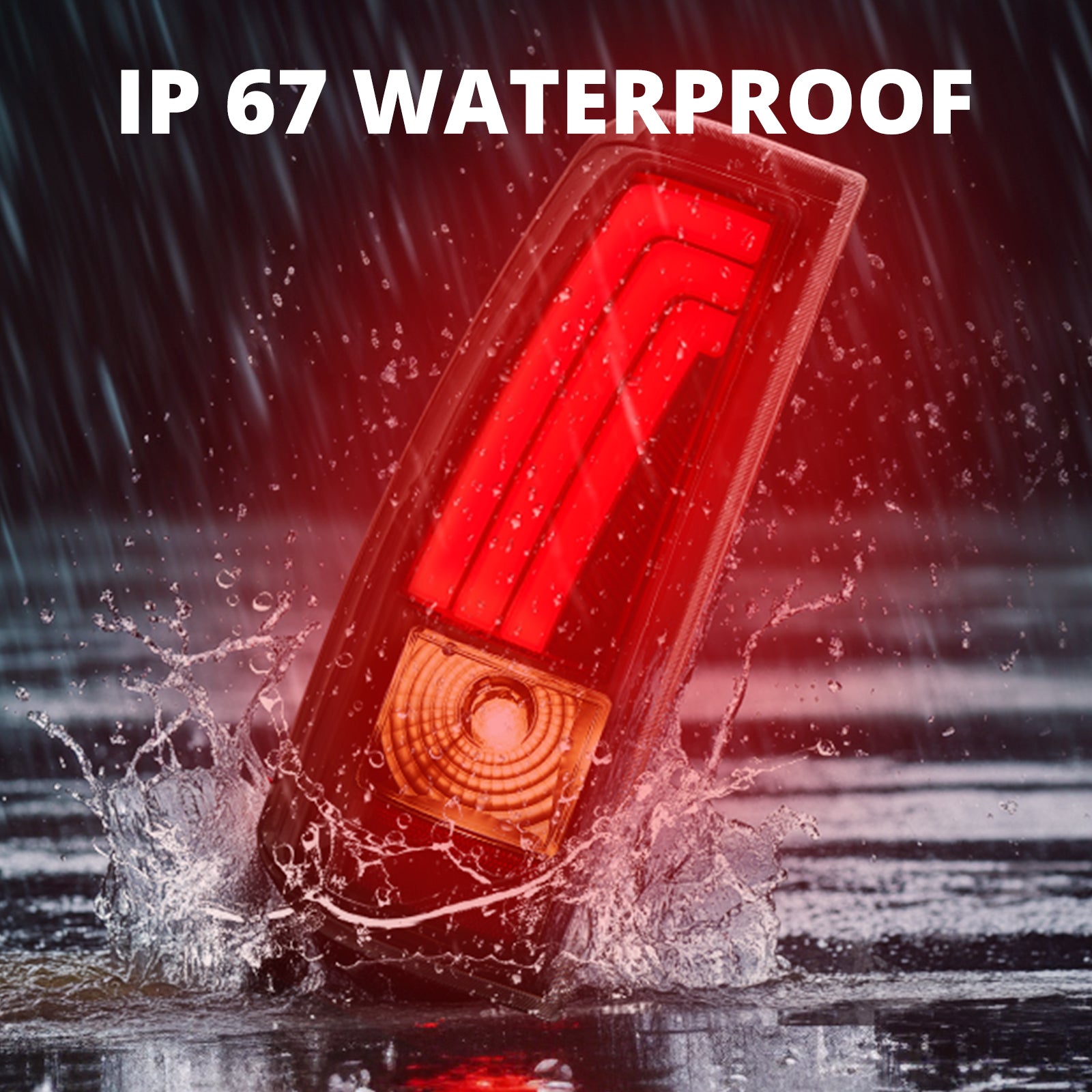 EVIL ENERGY Fit For Chevy Silverado 1999 2000 2001 2002, 1999-2007 GMC Sierra Classic LED Tail Lights Assembly, Smoked Tail Lights Truck Rear Lamp Black&Red 1 Pair - EVILENERGY