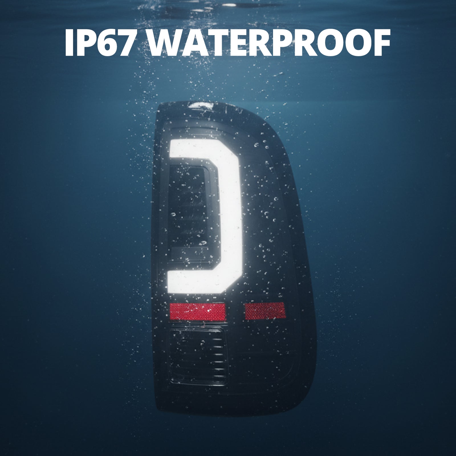 EVIL ENERGY Black LED Tail Lights Lamps for 2008-2016 Ford F250 F350 F450 F550 Super Duty - EVILENERGY