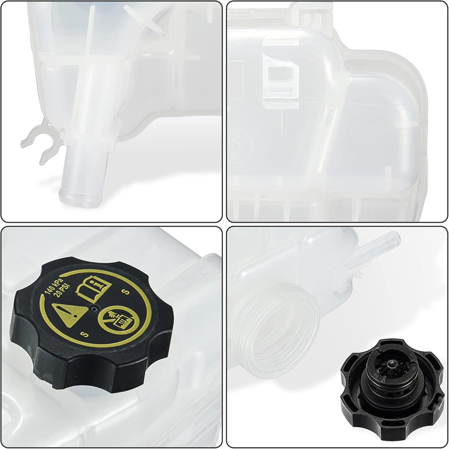 EVIL ENERGY Coolant Reservoir Tank Compatible with 2010-2016 Chevy Cruze 2012-2014 Orlando 2016-2019 Buick Cascada 2012-2017 Verano - EVILENERGY