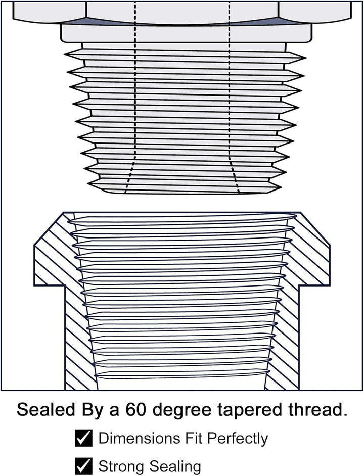 EVIL ENERGY NPT Female Weld on Bung Fitting Aluminum (1/2" 1/4" 1/8" 3/4" 3/8" ) - EVILENERGY
