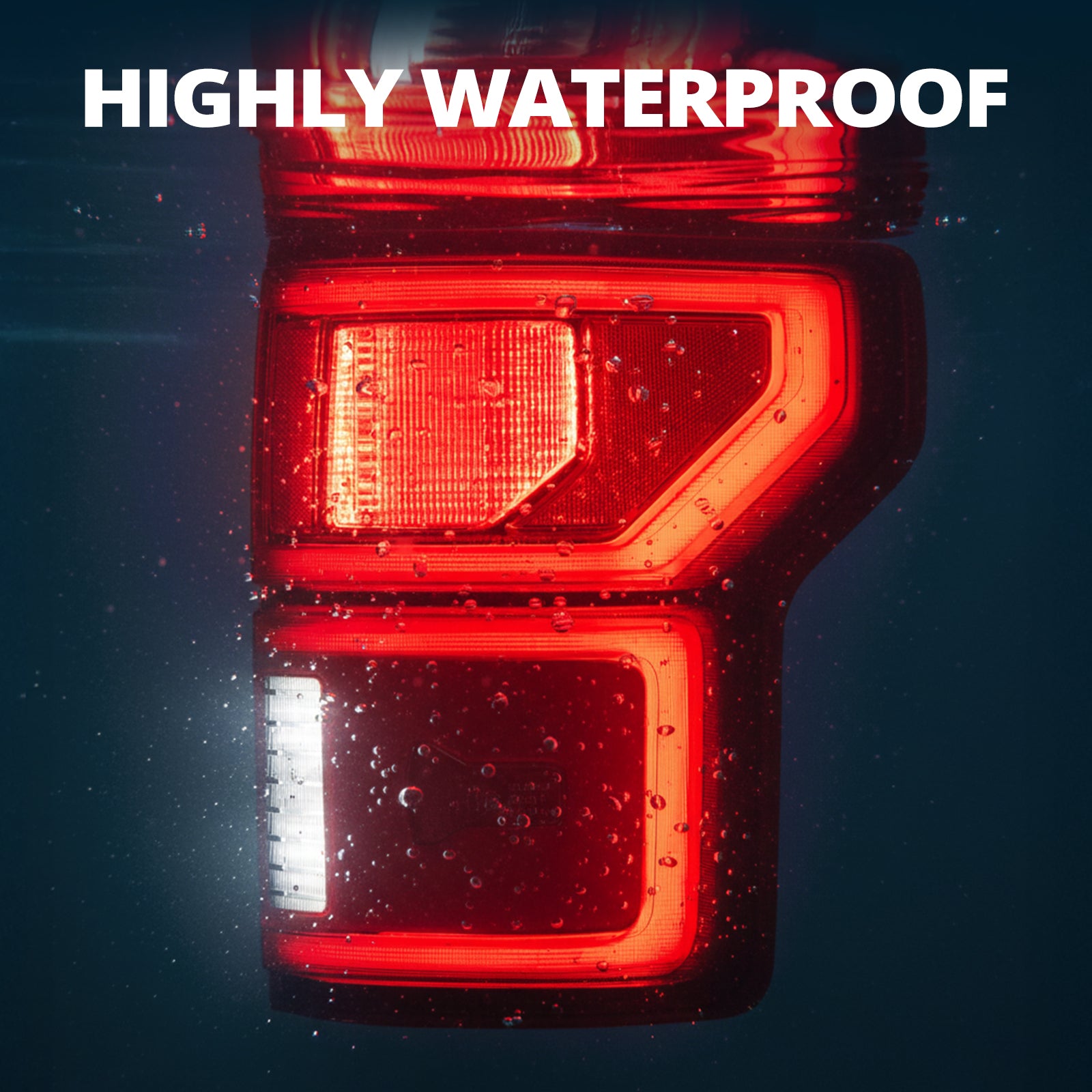 EVIL ENERGY Fit For Ford F150 2018-2020 LED Tail Light with Blind Spot Right Passenger Side Taillight Rear Brake Lamp Signal Assembly (Module NOT Included) - EVILENERGY