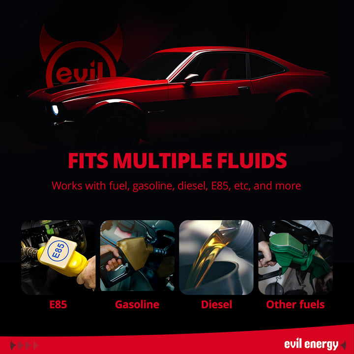 EVIL ENERGY Full LS Swap EFI Fuel Setup with 300LPH Electric Fuel Pump, 20-120PSI Regulator, 6AN 20FT Fuel Hose and Filter - EVILENERGY