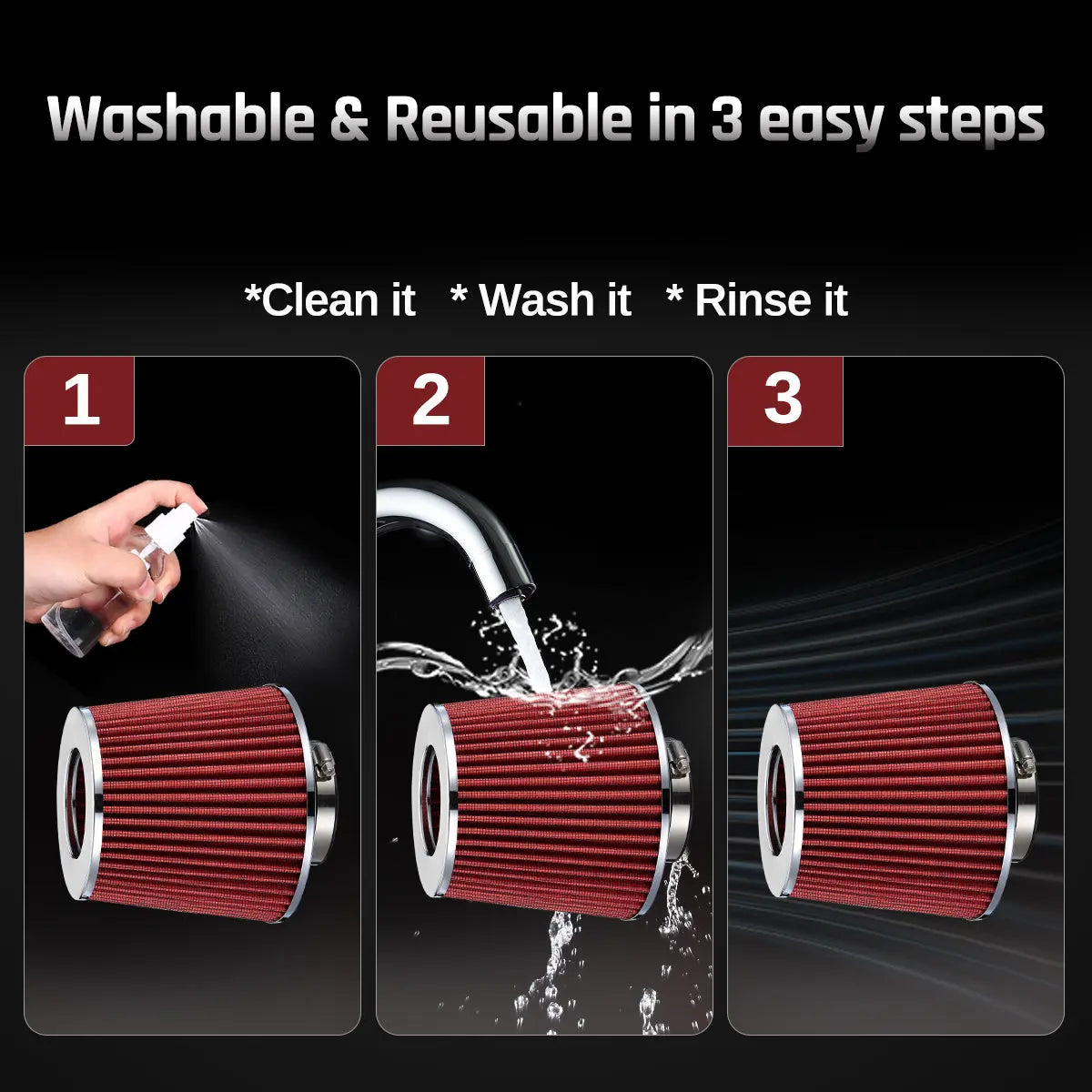 mysite Air Intake Kit For 1998-2002 Honda Accord 2.2/2.3L|EVIL ENERGY