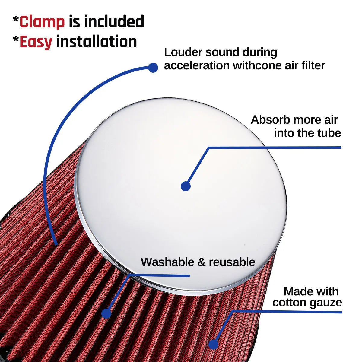 mysite Air Intake Kit For 2002-2008 Dodge Ram 1500 2500 4.7L 5.7L V8 |EVIL ENERGY