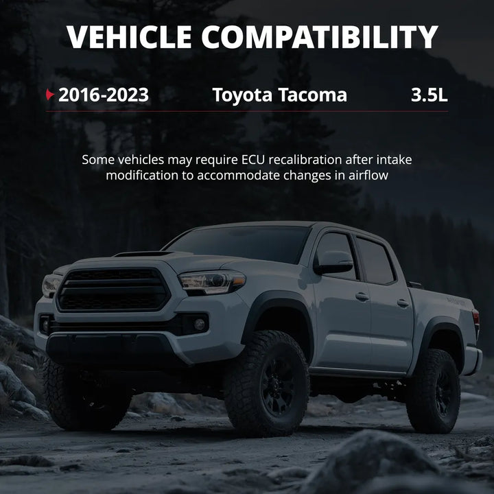 EVIL ENERGY Cold Air Intake Fitment – 2016-2023 Toyota Tacoma 3.5L