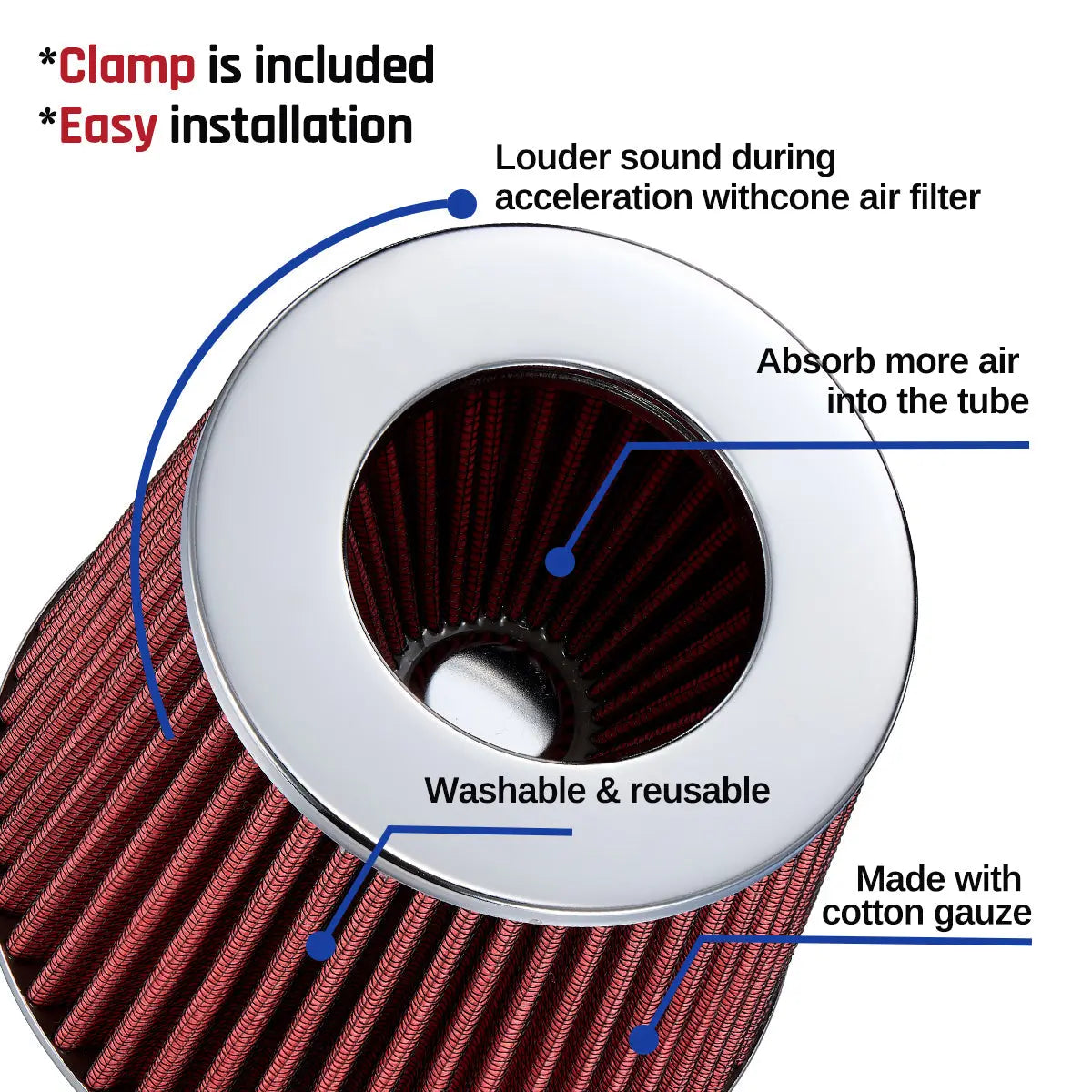 mysite Cold Air Intake Kit For 1999-2004 VW Golf Jetta 2.8 VR6|EVIL ENERGY