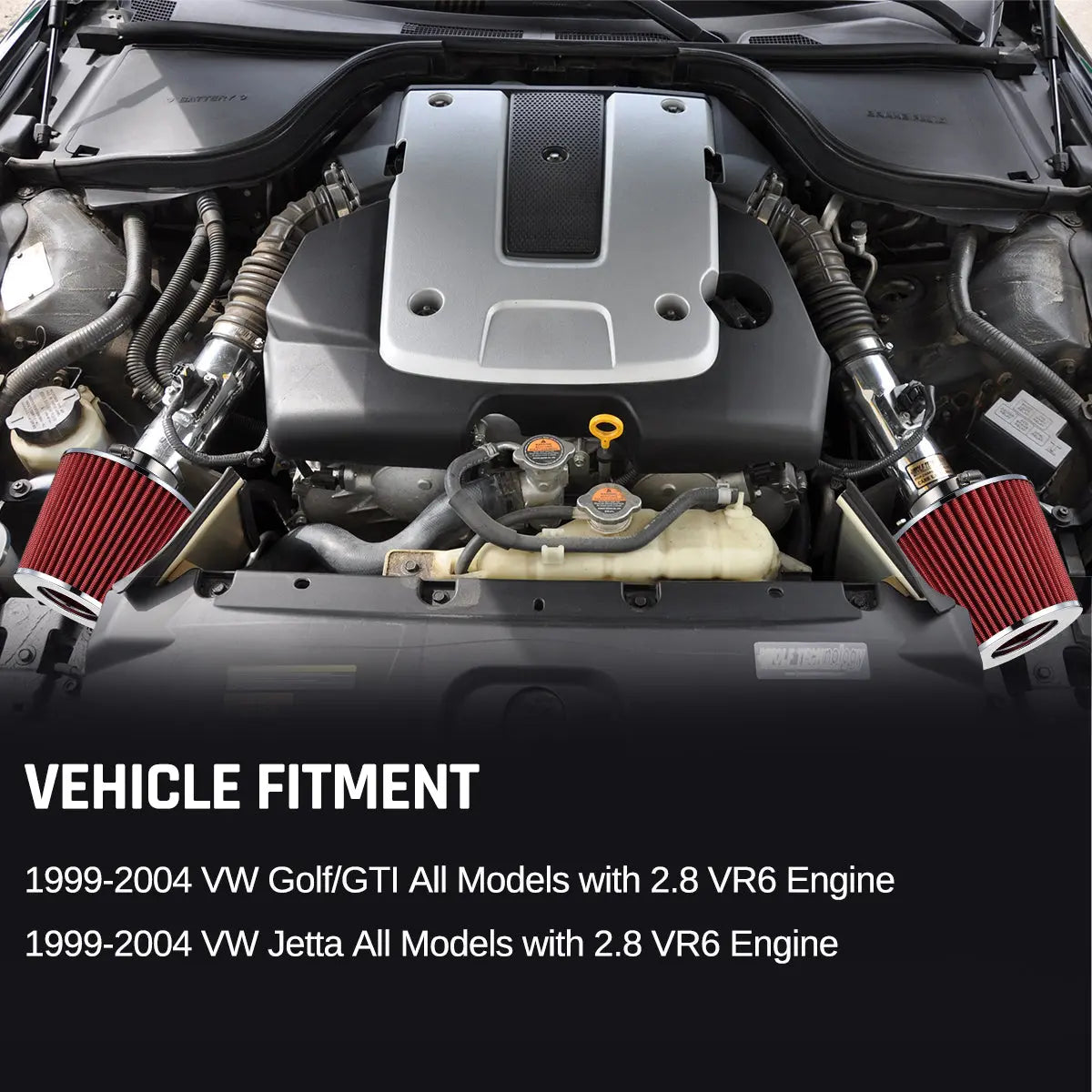 mysite Cold Air Intake Kit For 1999-2004 VW Golf Jetta 2.8 VR6|EVIL ENERGY