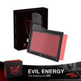 EVIL ENERGY Engine Air Filter Compatible with Ford Mustang 2015-2025 2.3T 5.0L, Shelby GT350 2016-2020 5.2L, GT500 2020-2022 5.2L, Replace CA11958