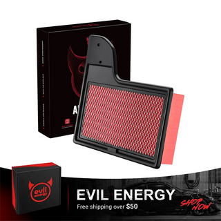 EVIL ENERGY Engine Air Filter Compatible with Ford Mustang 2015-2025 2.3T 5.0L, Shelby GT350 2016-2020 5.2L, GT500 2020-2022 5.2L, Replace CA11958