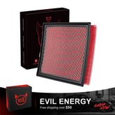 EVIL ENERGY Engine Air Filter Compatible with Toyota Tacoma 2013-2023 3.5L 4.0L, Sequoia 2014-2022 5.7L, Tundra 2010-2021 4.6L 5.7L, Replace CA11895