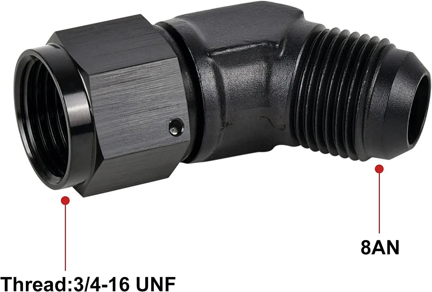 anton様用！ EVIL ENERGY 4AN Female to Male 45 Degree Swivel Fitting Adapter