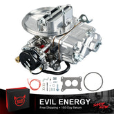 EVIL ENERGY 350 CFM 2-barrel Carburetor with full installation kit including gaskets, hardware, and electric choke – free shipping and 180-day return.