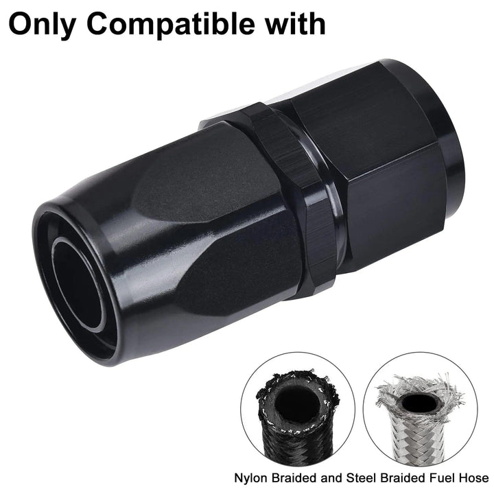 EVIL ENERGY 10-gallon fuel cell kit fittings – only compatible with nylon braided and stainless steel braided fuel hose, ideal for high-performance automotive fuel delivery systems