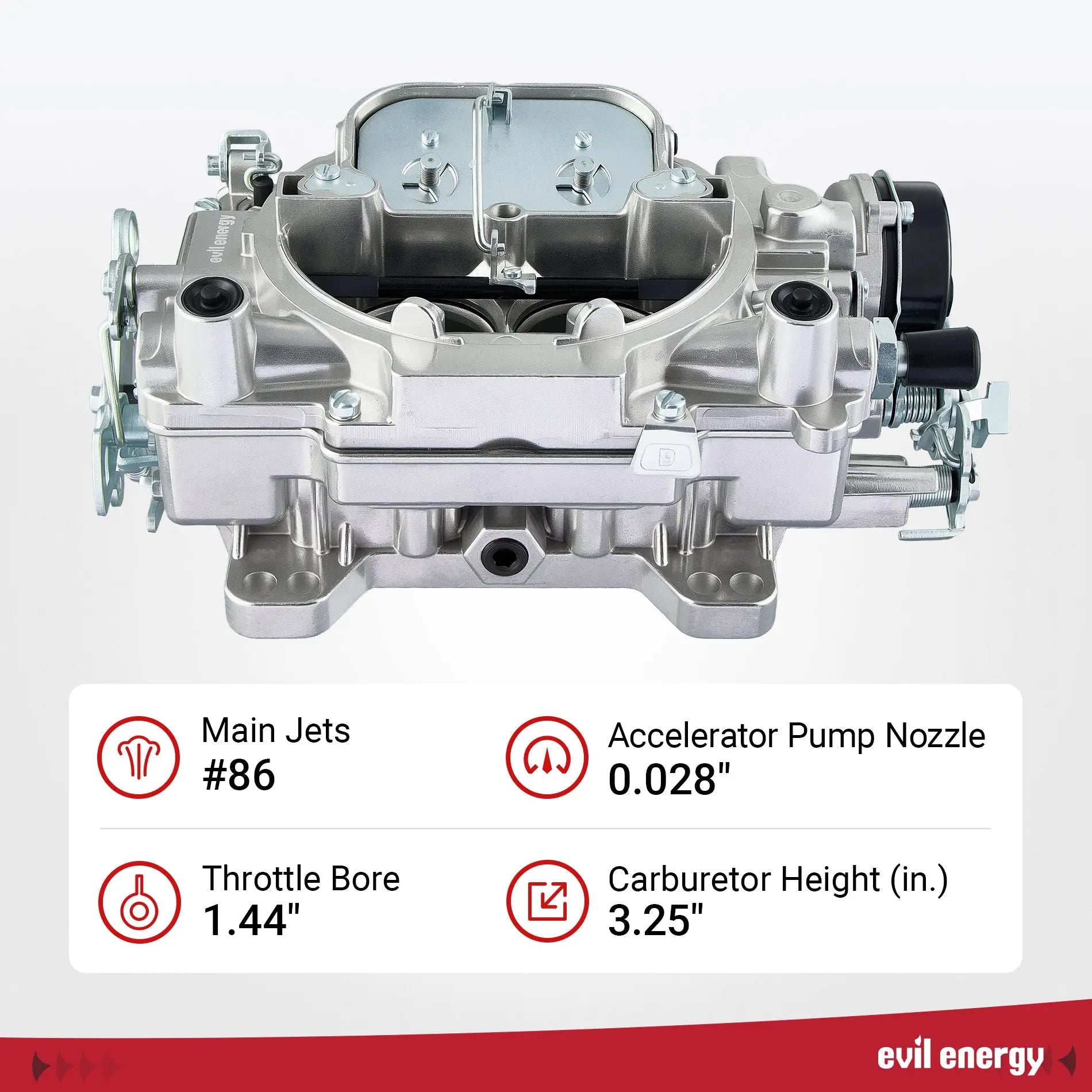 EVIL ENERGY EVIL ENERGY 500 CFM 1403 Square bore Performance Carburetor