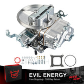 EVIL ENERGY 650 CFM 4 Barrel Carburetor with full installation kit, gasket, and mounting hardware