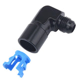 Evilenergy EVIL ENERGY 6AN Male to 3/8" or 5/16" SAE Quick-Disconnect Female 90 Degree Push-On EFI Fitting