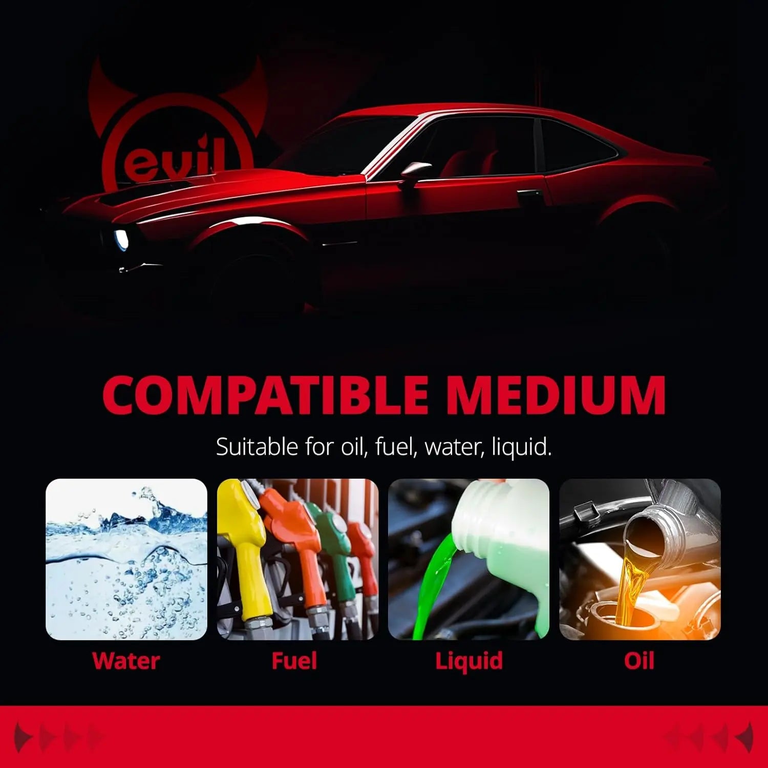 EVIL ENERGY AN ORB Male to Barb 90 Degree Aluminum Fuel Hose Fitting - EVILENERGY