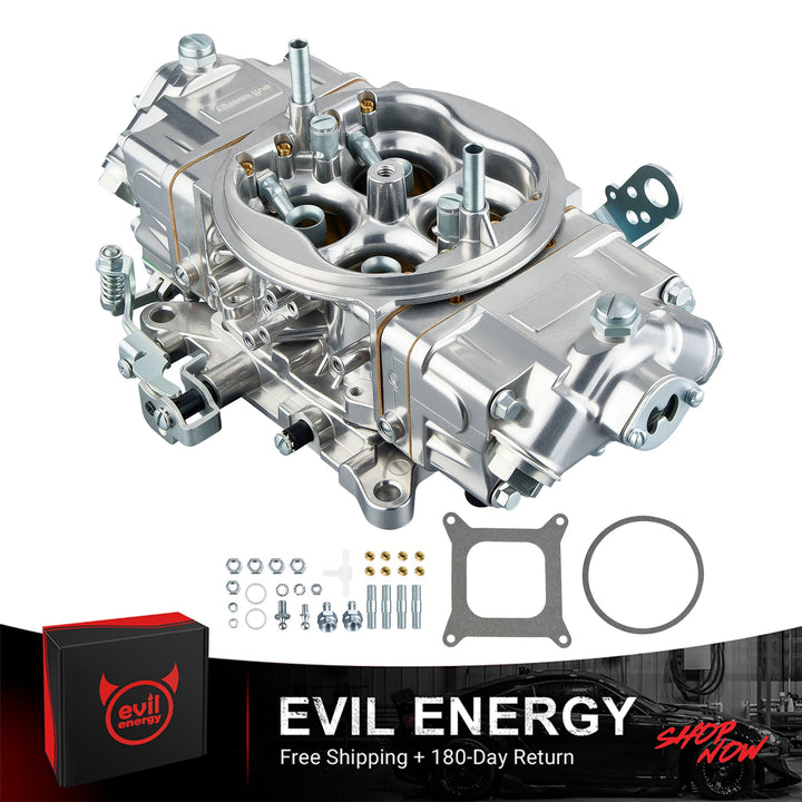 EVIL ENERGY 850 CFM 4 - Barrel Carburetor with accessories, free shipping, 180-day return