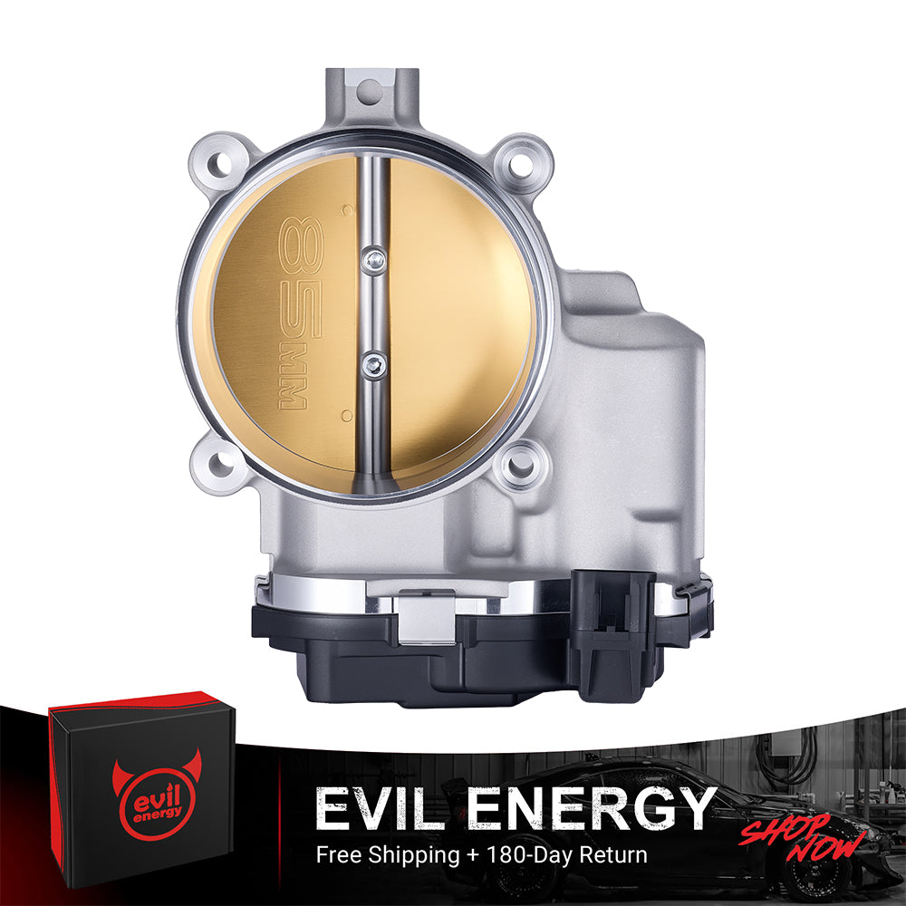 EVIL ENERGY 85mm Electronic Throttle Body - Front View, Free Shipping + 180 - Day Return