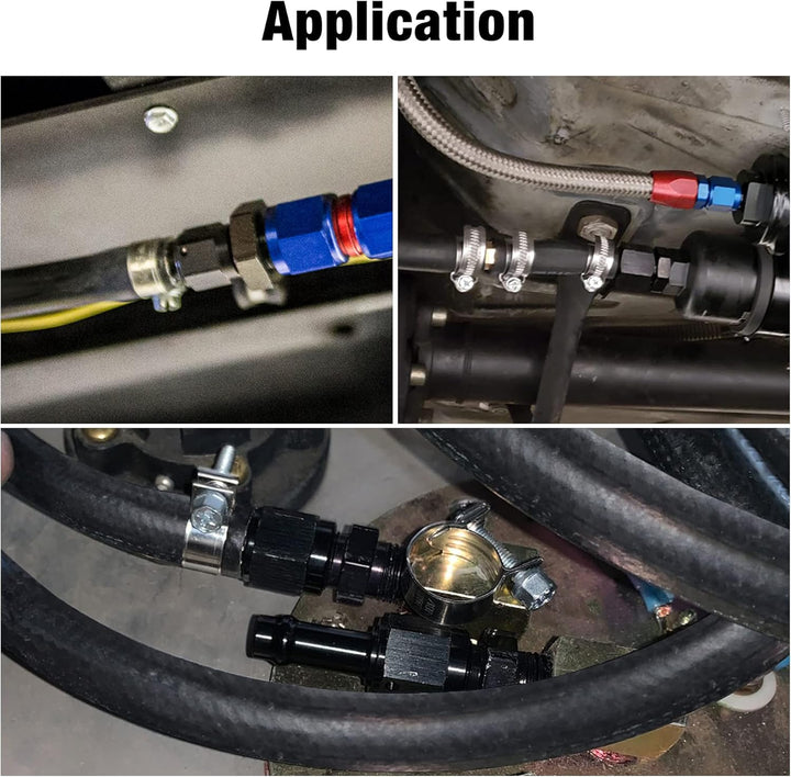 EVIL ENERGY 4/6/8/10AN Female to Barb Hose Fitting 0/45/90 Degree Swivel - EVILENERGY