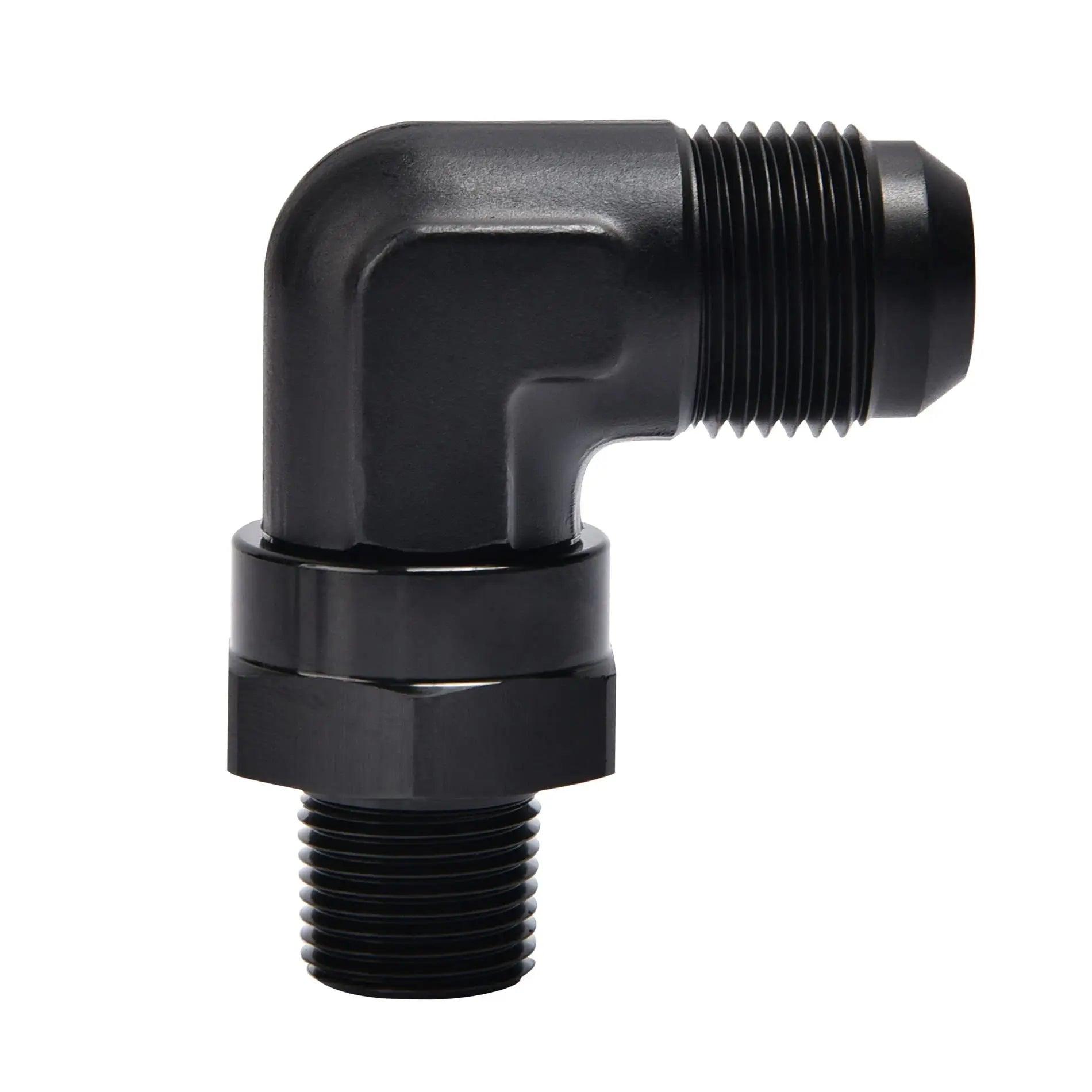 EVIL ENERGY 3AN To 1/8 BSPT Pipe Fitting Adapter Aluminum