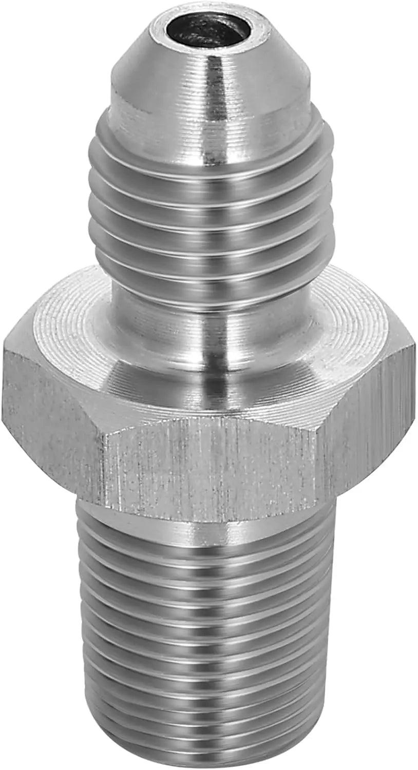 Snapklik.co : 8AN ale Flare To 3/8 NPT Pipe Fitting Adapter Aluinu Straight Fuel Line Hose Snapklik.co : 8AN ale Flare To 3/8 NPT Pipe Fitting Adapter Aluinu Straight Fuel Line Hose