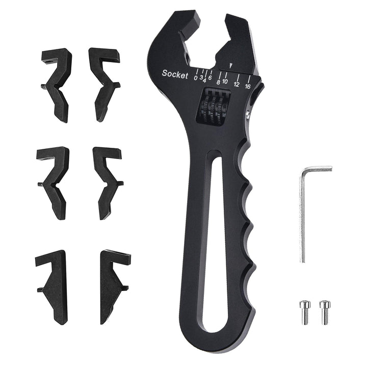 EVIL ENERGY Non Marring Wrench Adjustable AN Fitting Wrench 3-16AN Spanner Aluminum