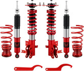EVILENERGY EVIL ENERGY Coilovers Compatible for Acura ILX (DE2) 2016-2021, Height Adjustable Coilovers Lowering Kit with 32-Level Damper Adjustment, Coilovers Suspension Kit, Red